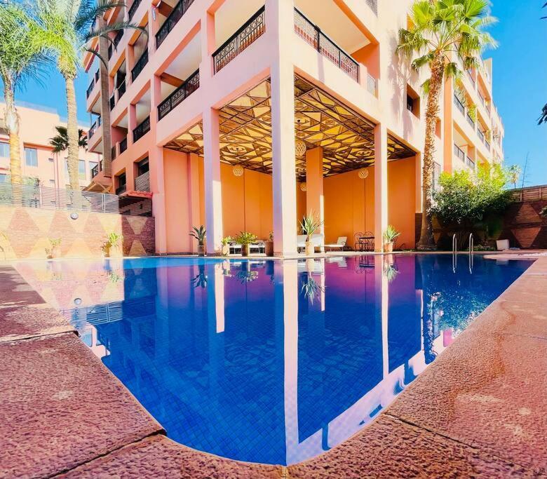 Appartement Residence De Standing Hivernage Marrakesh Exterior foto